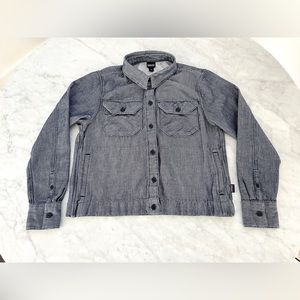 Patagonia Iron Ridge Shirt Jacket - Chambray Navy Blue - Women’s Size 6
